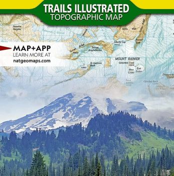 Mount Rainier National Park Map (National Geographic Trails Illustrated Map, 217)