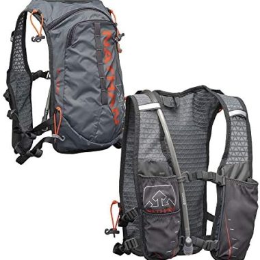 Nathan TrailMix 7L Running Vest for Men & Women, Hydration Vest w/ 2L Bladder Hydration Pack, Water Backpack for Hiking, Running, Walking, Marathon, Race